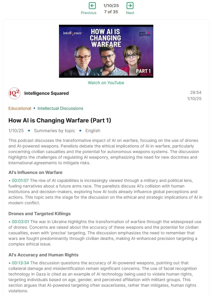 Read the Full YouTube Summary with timestamps